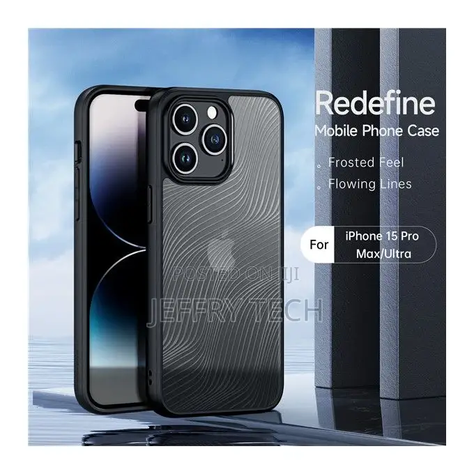 Anti-Fingerprint Case Cover for iPhone 15 Pro Max