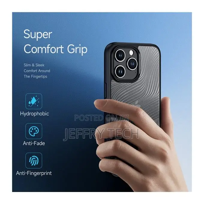 Anti-Fingerprint Case Cover for iPhone 15 Pro Max