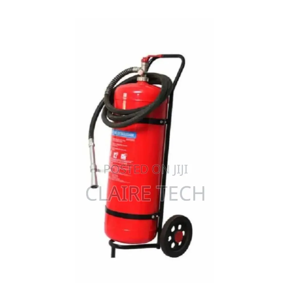 25 Kgs Dry Powder Fire Extinguisher. DCP Trolley