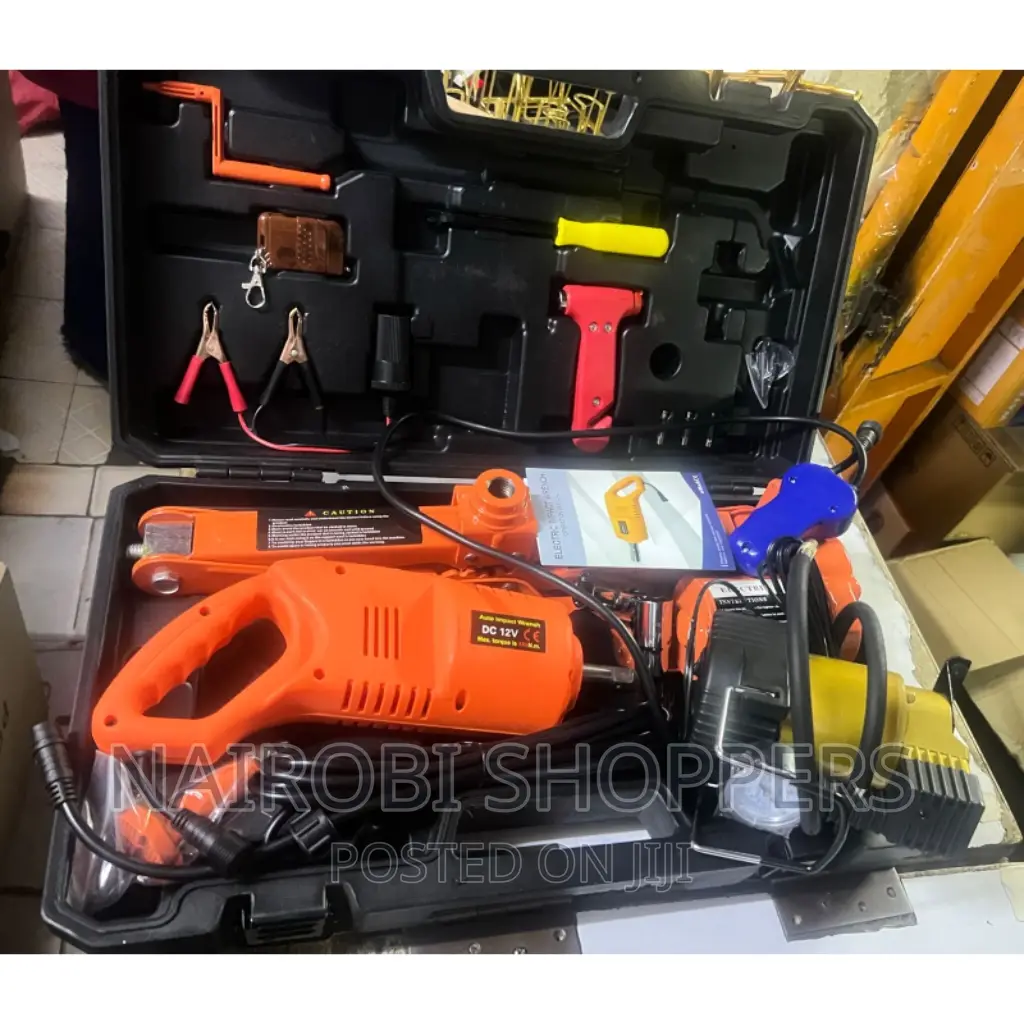 Electric Carjack/Jam Starter Kit Compressor With a Remote