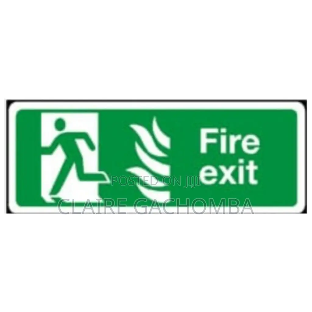 Fire Exit Sign