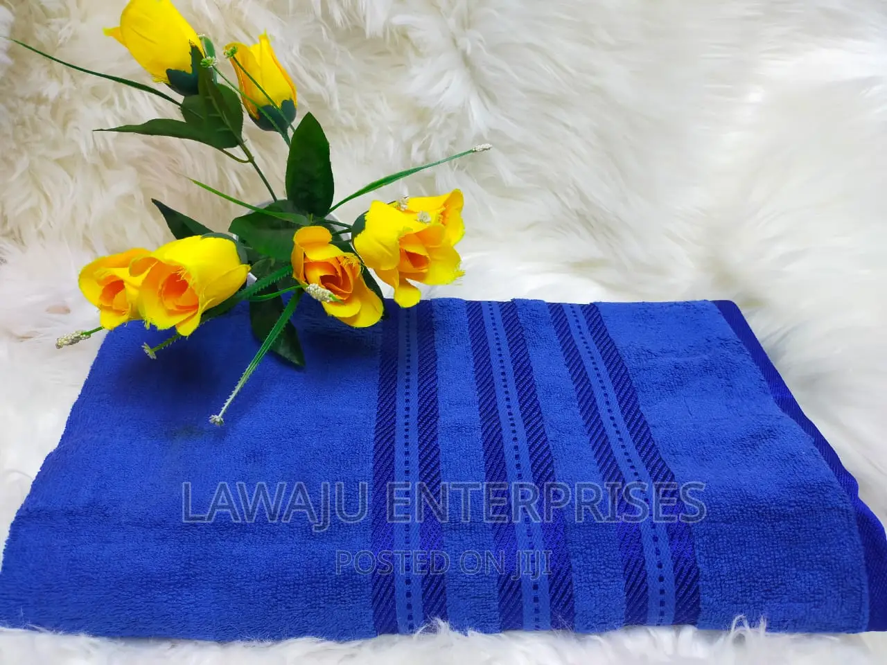 Dark Blue Heavy Cotton Towel
