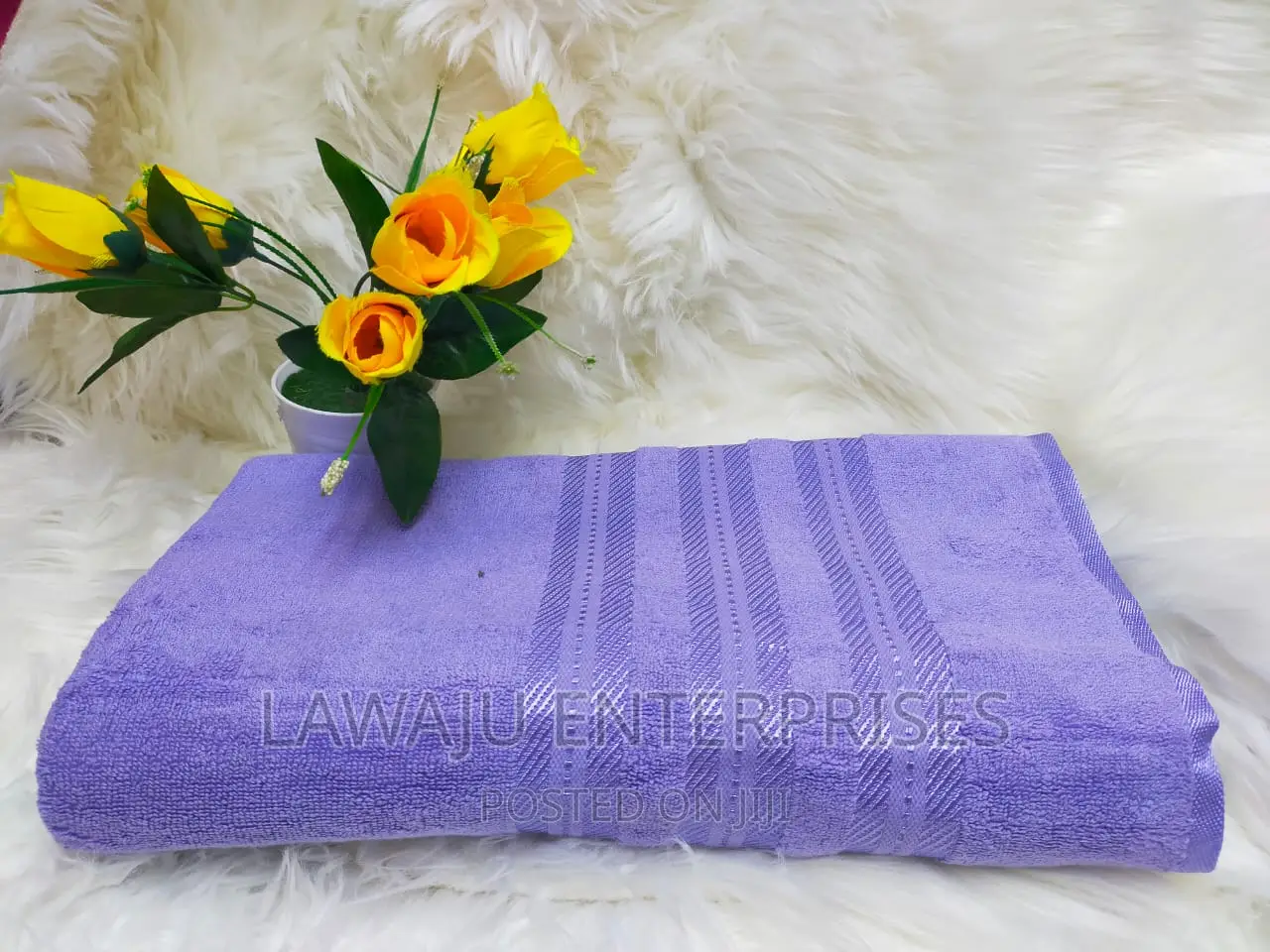 Lilac Heavy Cotton Towel