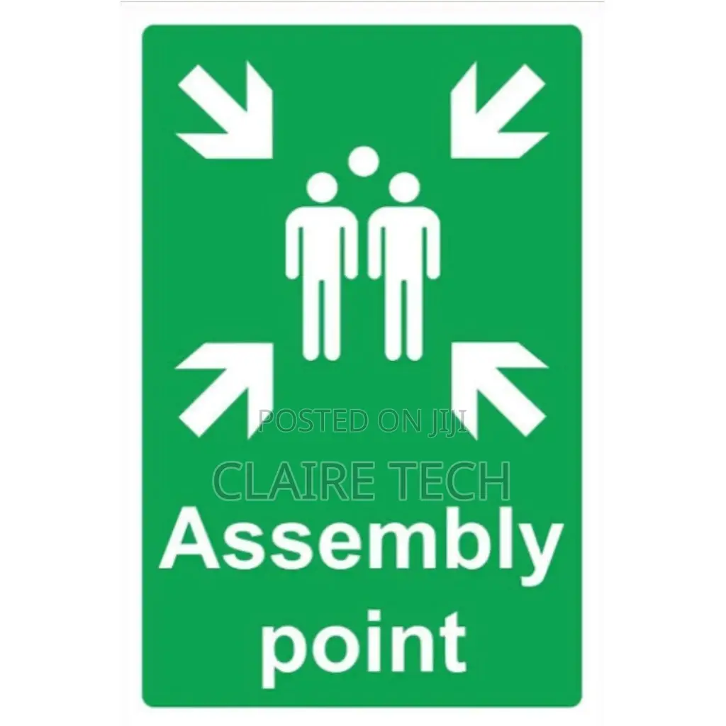 Fire Assembly Point/ Emergency Assembly Point .