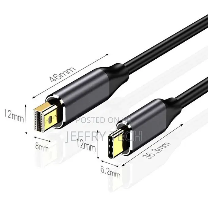 USB Type-C to Mini Display Port Support 60HZ