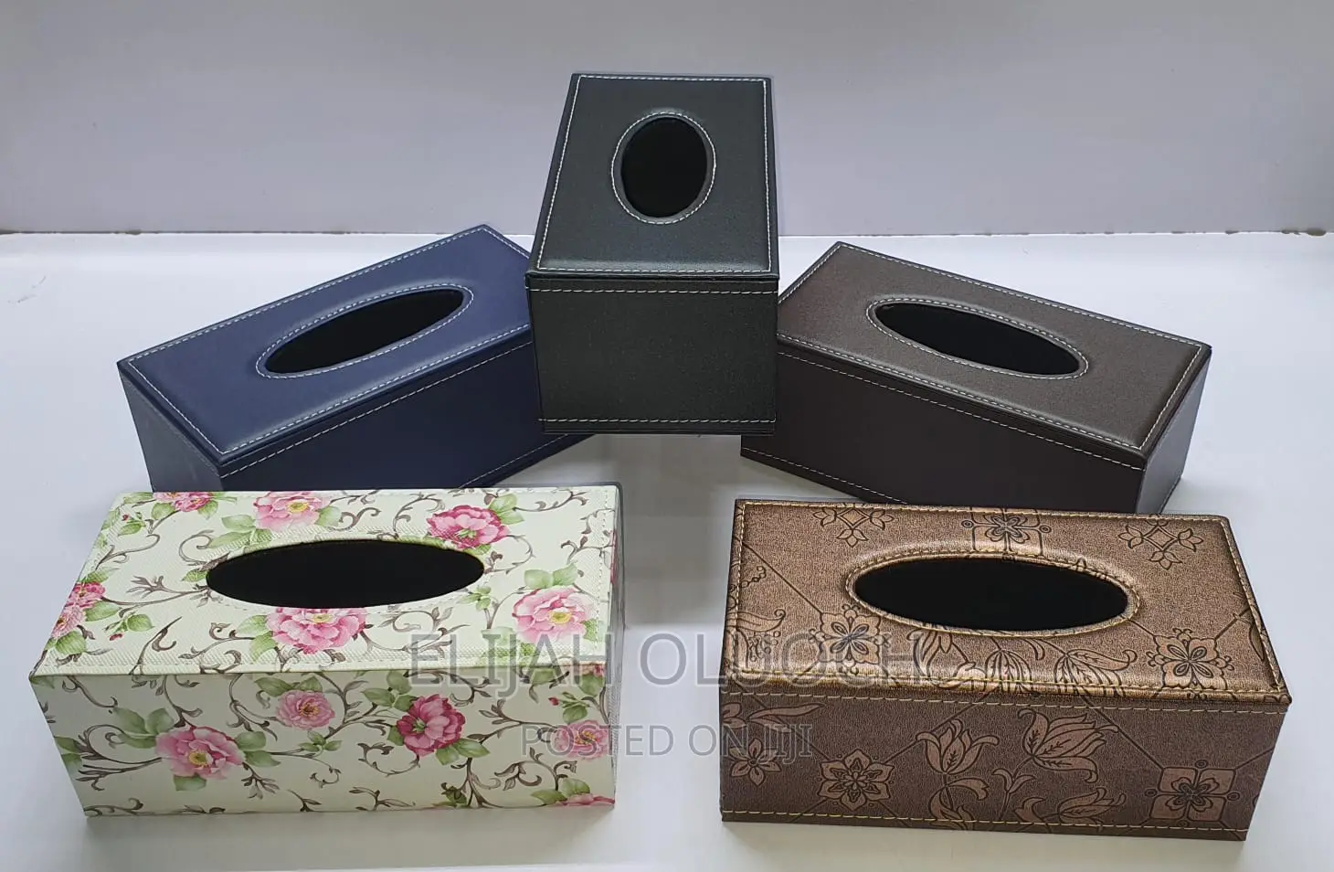 Leather Box Serviet Holder