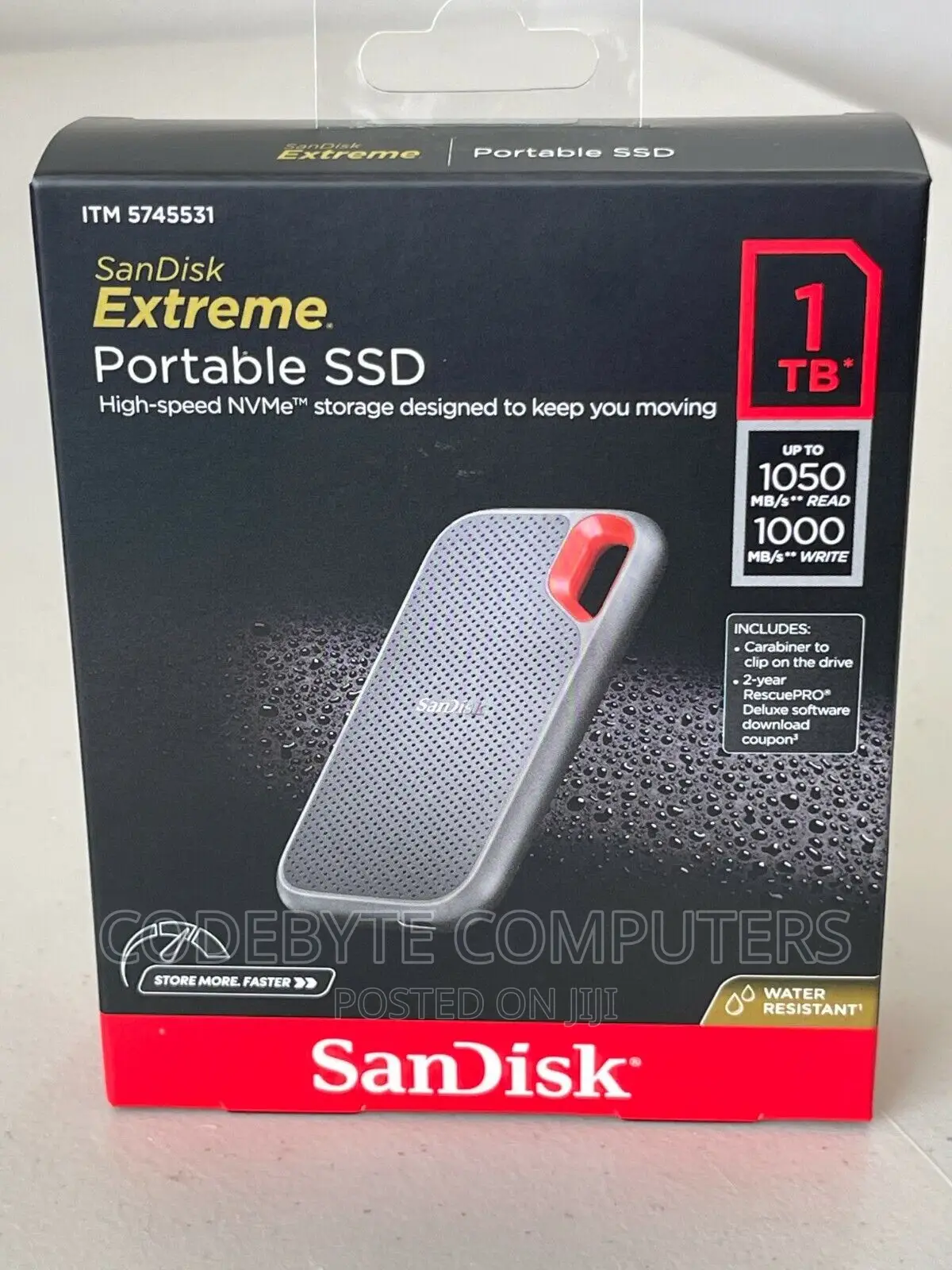 Sandisk E61 Extreme Portable External SSD V2 1tb