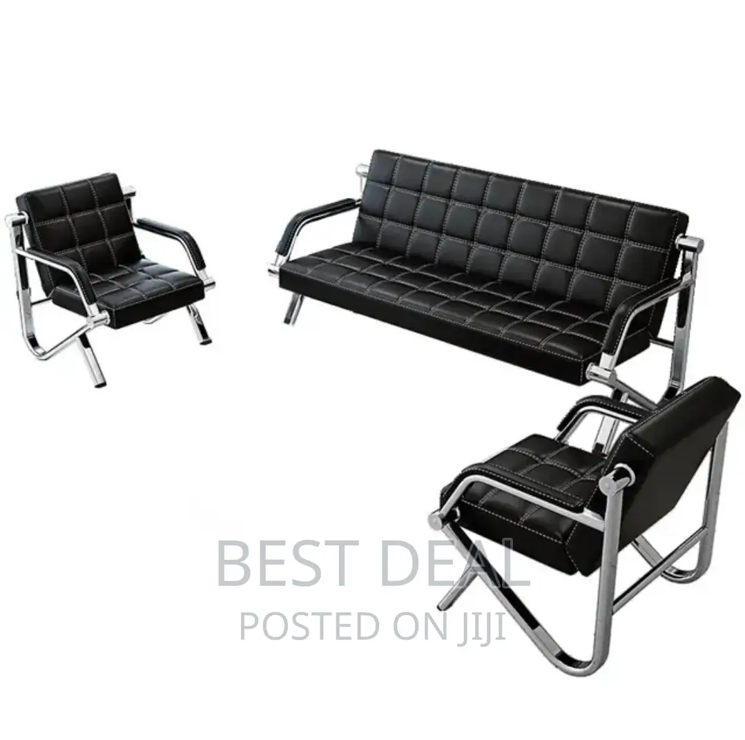 Sofa 6 Seater Leather Modern Office