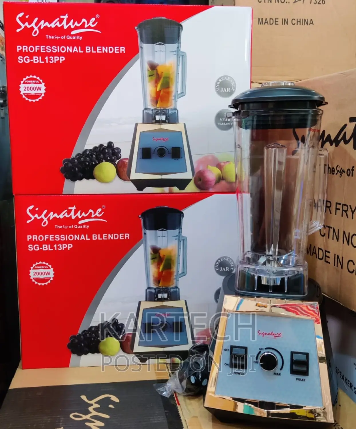 Signature Commercial Blender 2000W 2 Litres Jug
