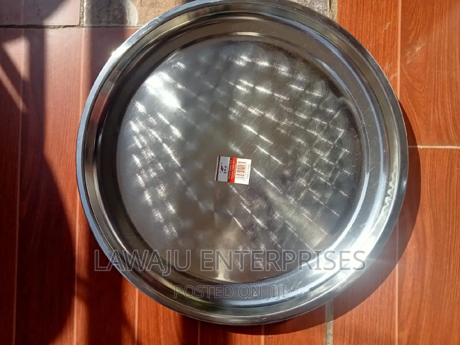 50cm Stainless Steel Round Tray