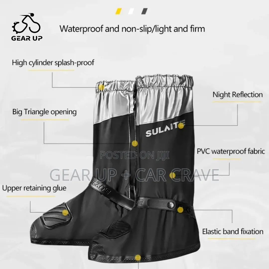 Motorbike Rider Waterproof Shoe Cover for Rainy Season