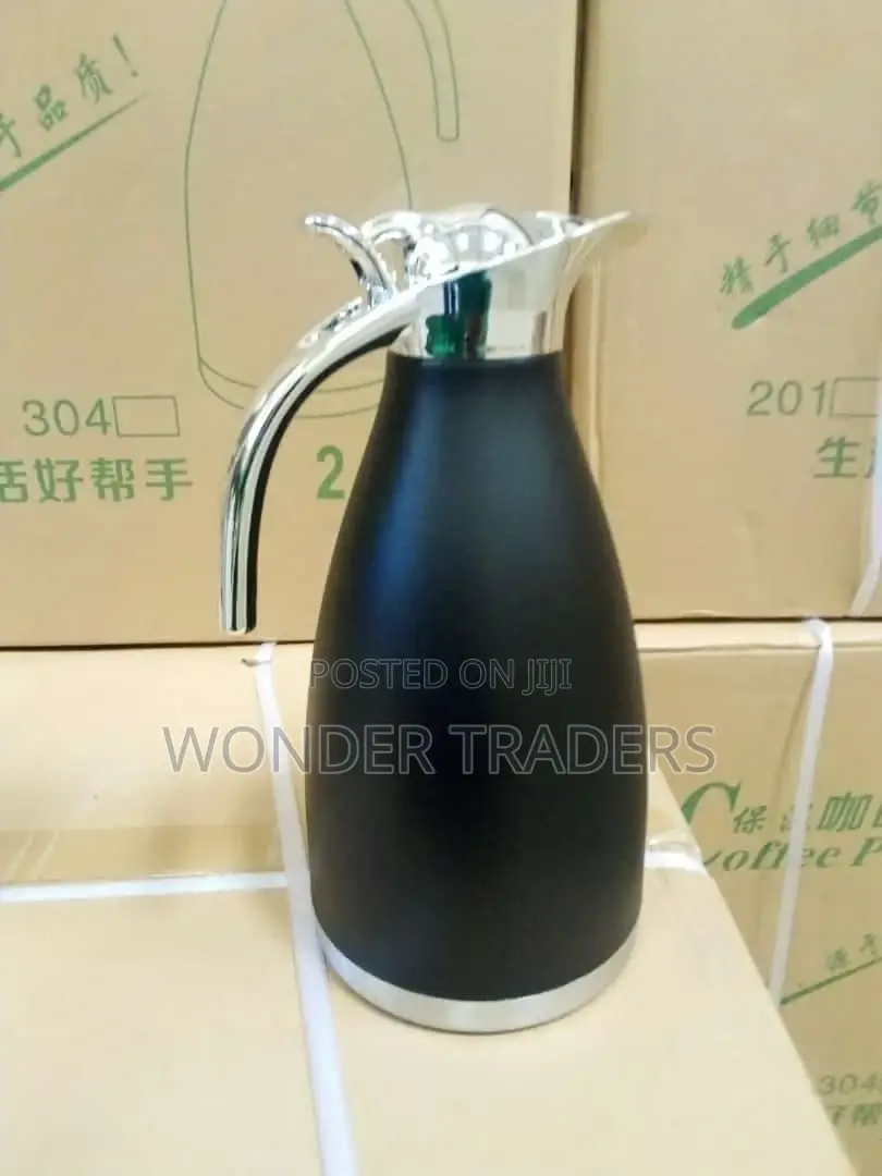 Jp Flask Colour Black 2.0 Litres