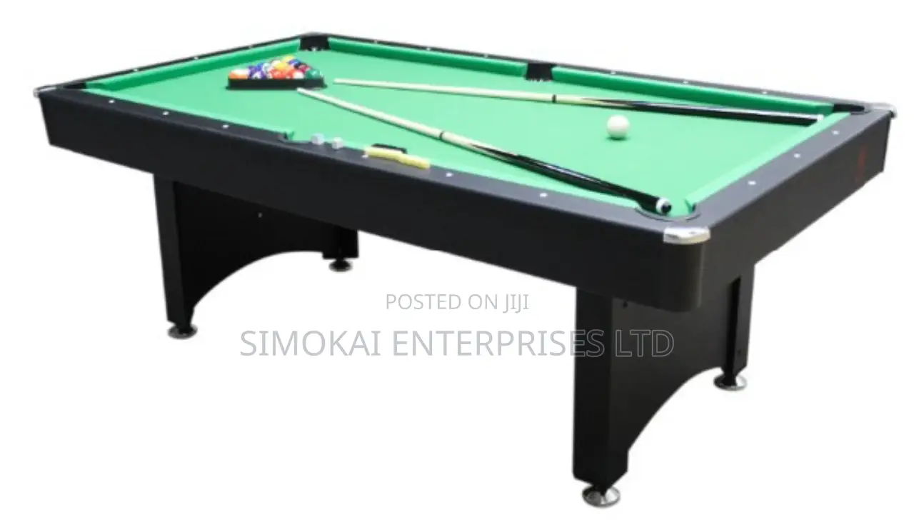 Pooltable 7ft With Green Velvet Play Surface 15mm MDF