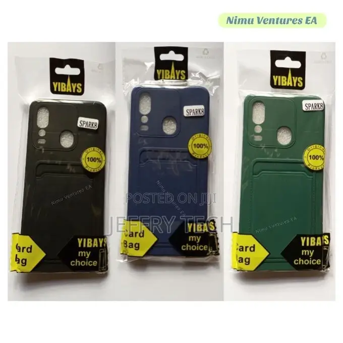 Yibays Soft Phone Cover Back Case for Tecno Spark 8