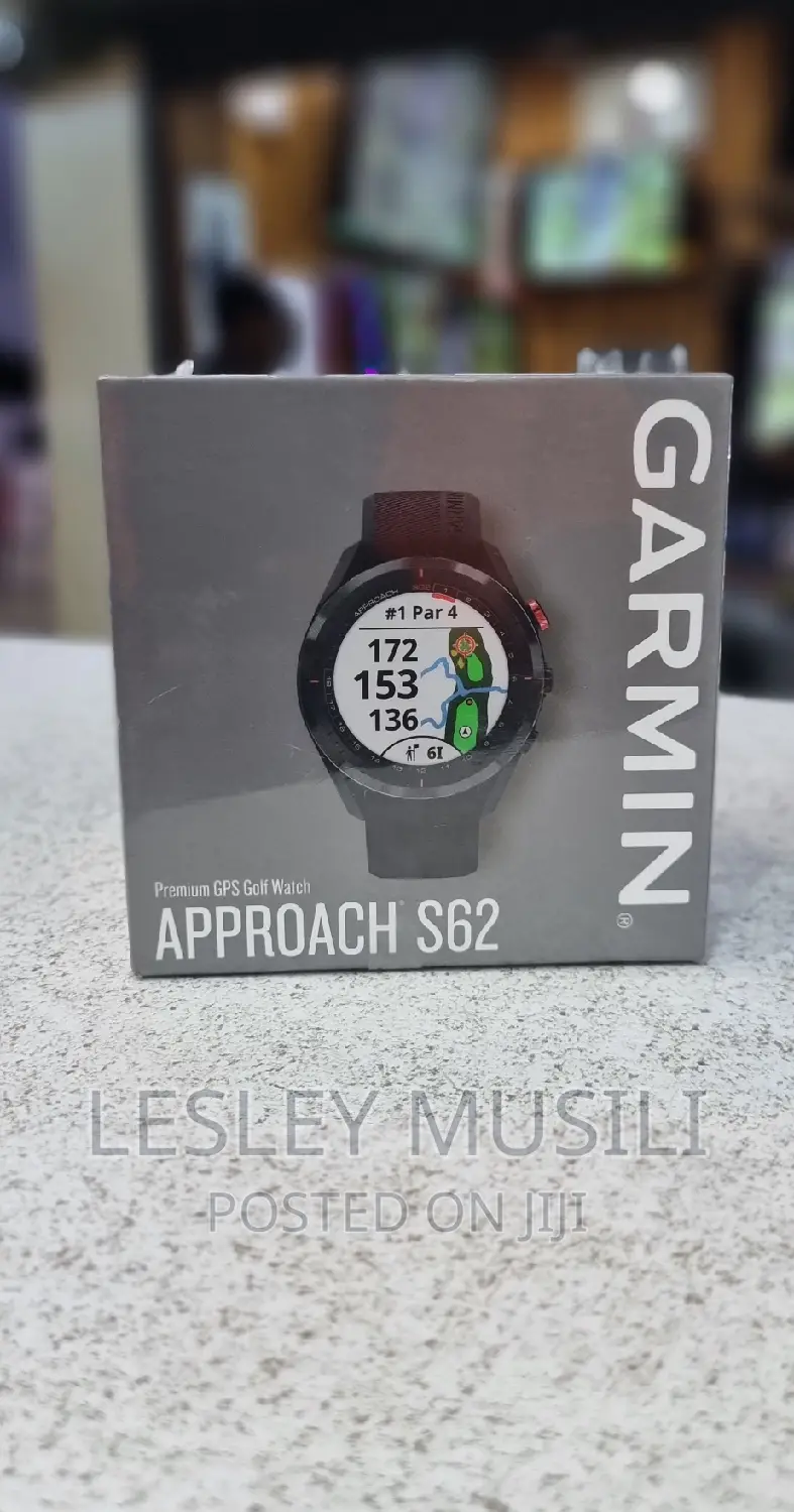 Garmin Approach S62, Premium Golf GPS Watch, Black