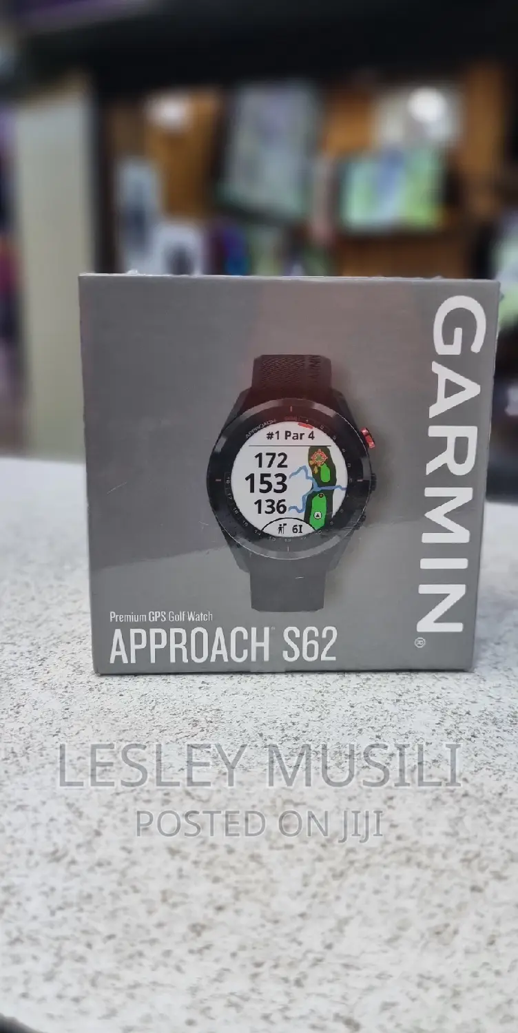 Garmin Approach S62, Premium Golf GPS Watch, Black
