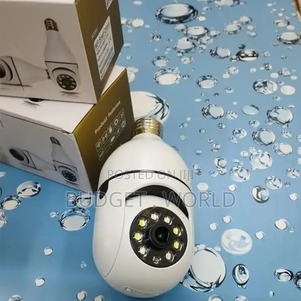 Quality WIFI PTZ Bulb Camera Rotating Bulb Camera V380*