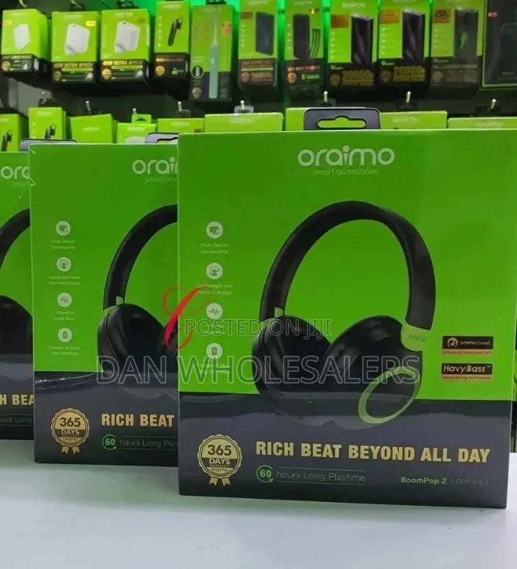 Boompop 2 Wireless Headphones Oraimo