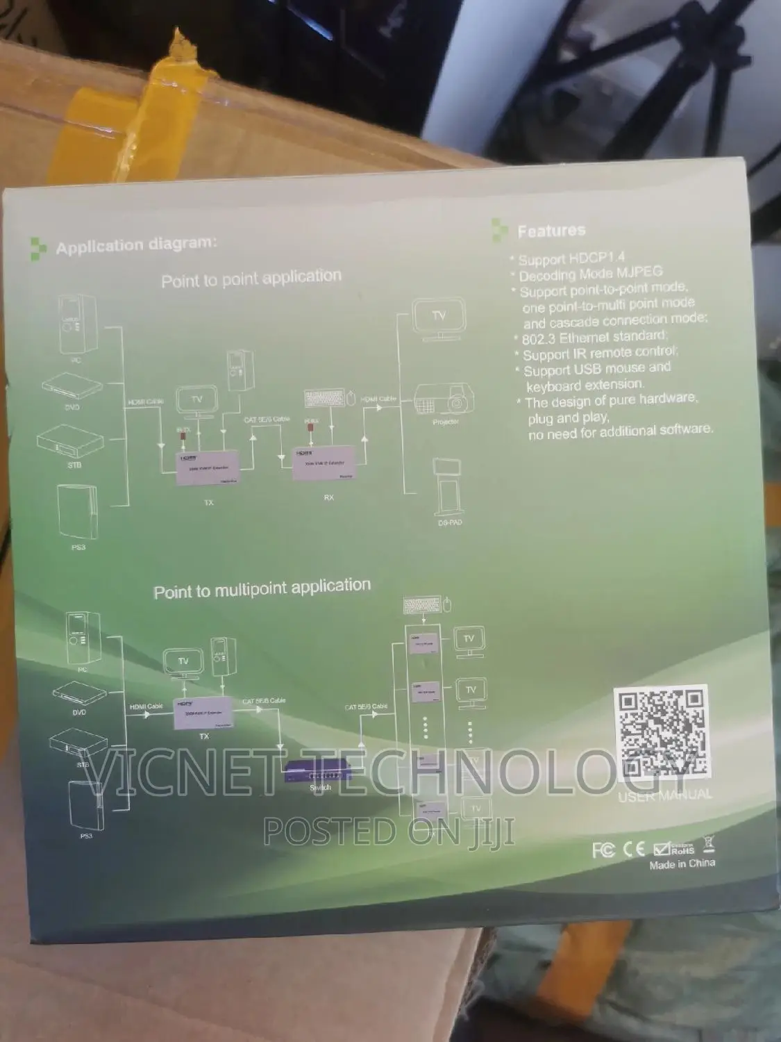 At 60hz 200 Metre Hdmi KVM Ip Extender