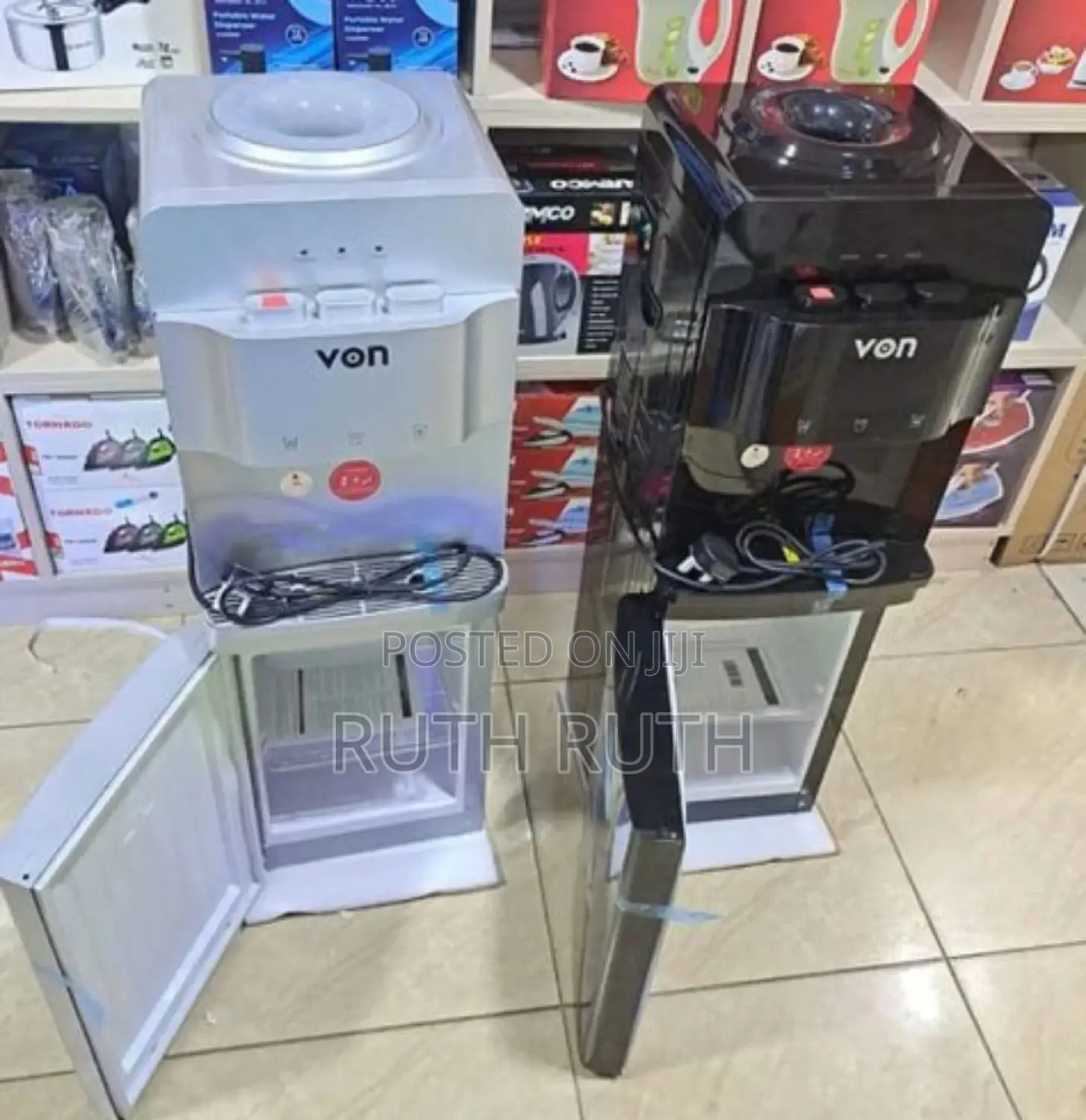 Water Dispenser Black or White Von