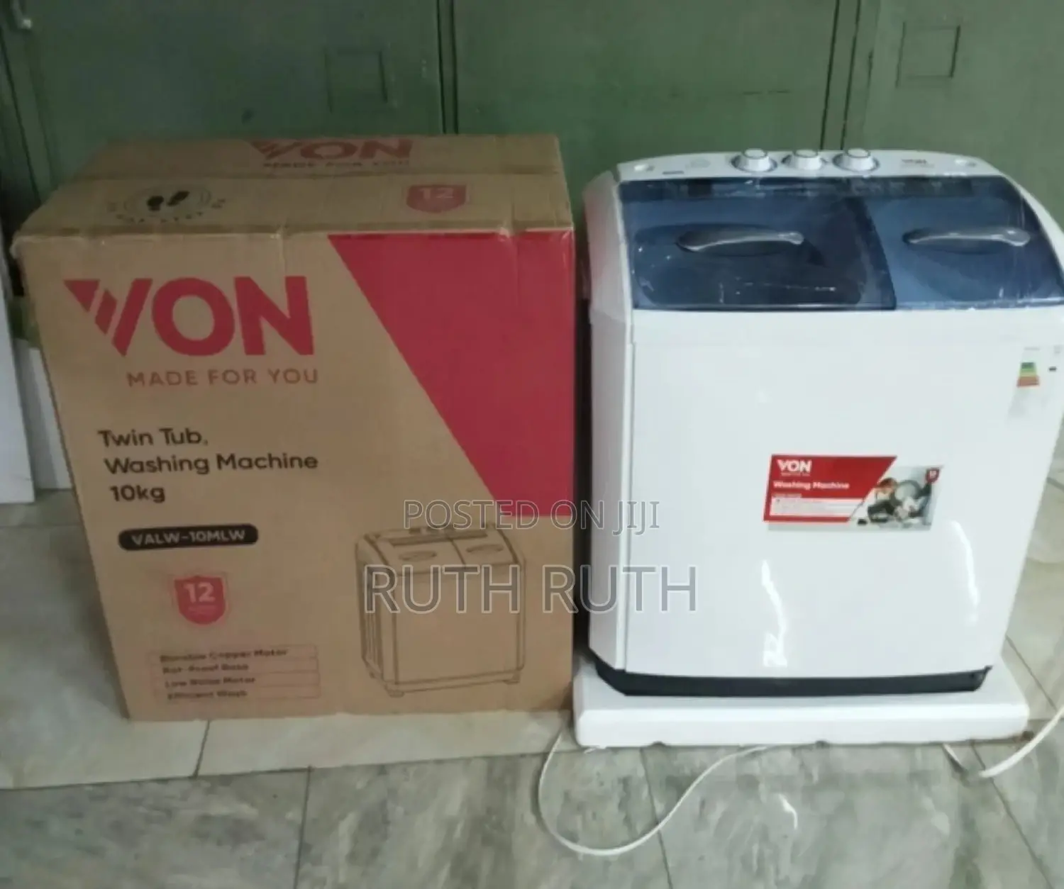 Von Washing Machine 10kg