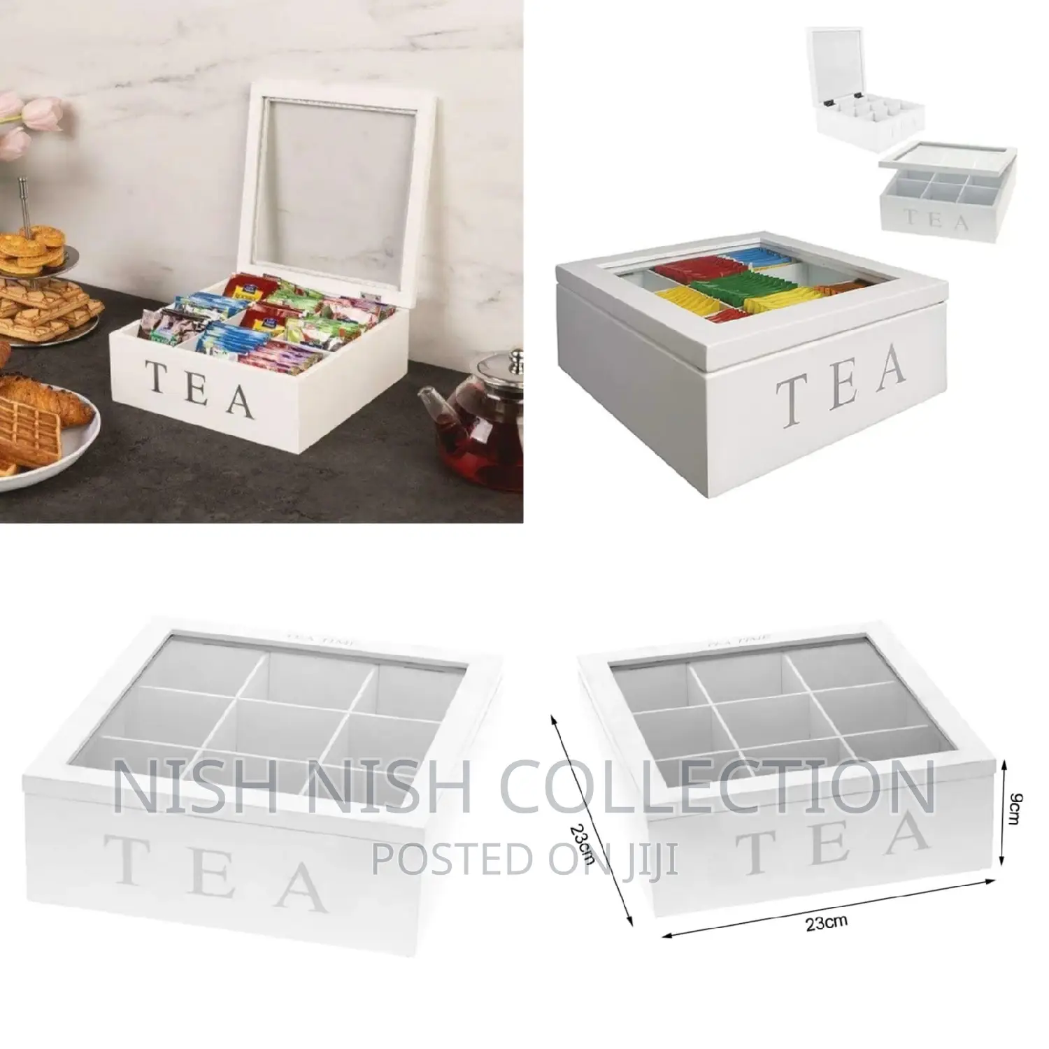 Tea Bag Bamboo Organizer