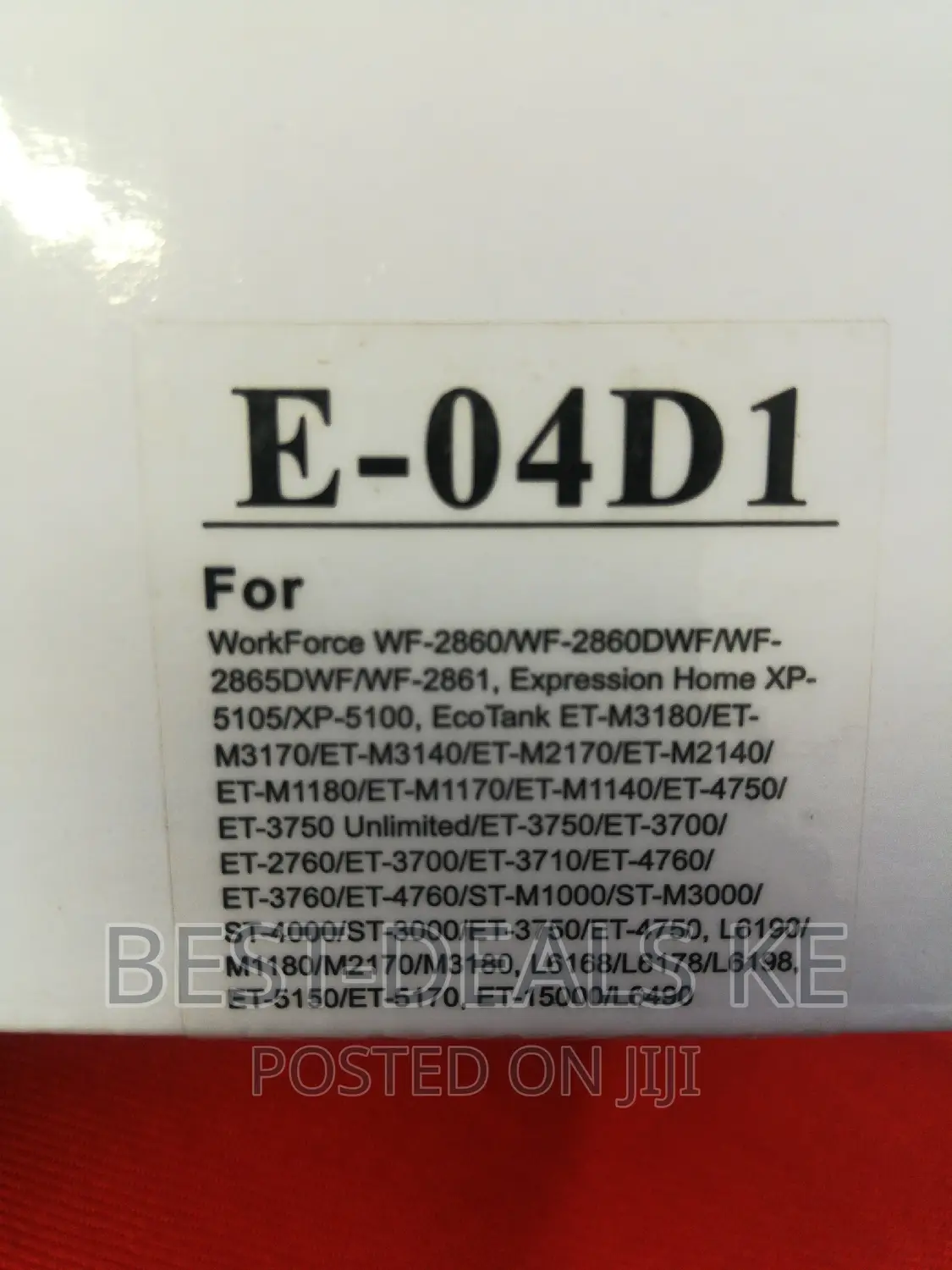 L6170/6190/4260/M3170/2140 Maintenance Box