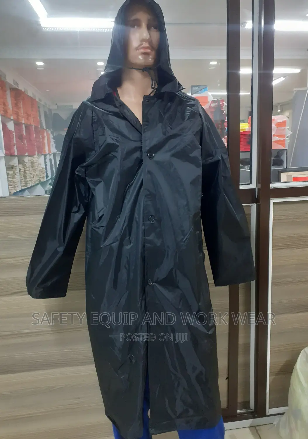 Lightweight Raincoat With Hood