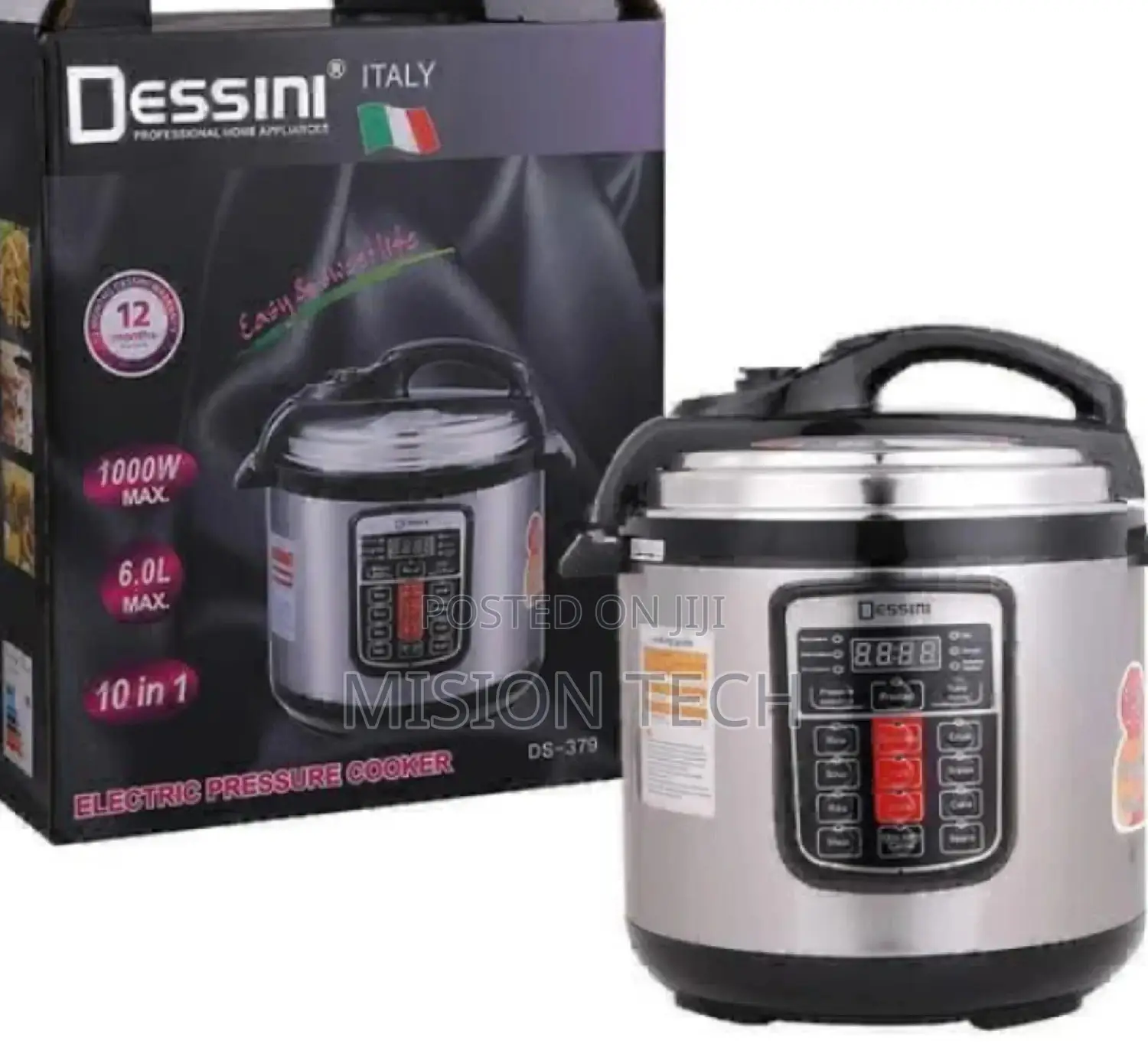 6 Liters Electric Dessini Pressure Cooker