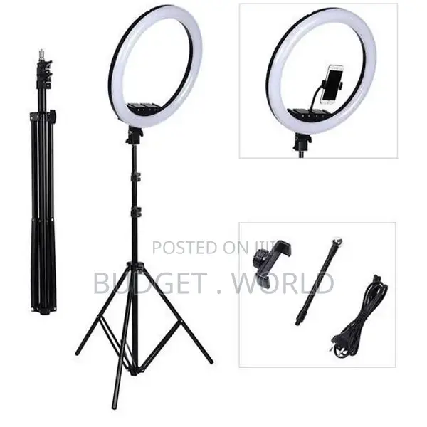 #14 Inch LED Ring Light Brand New With Tripod Stand 2.1m