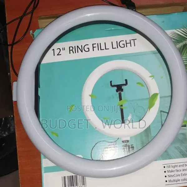 --12 Inch Led Ring Light With 2.1m Tripod Stand and Adapter
