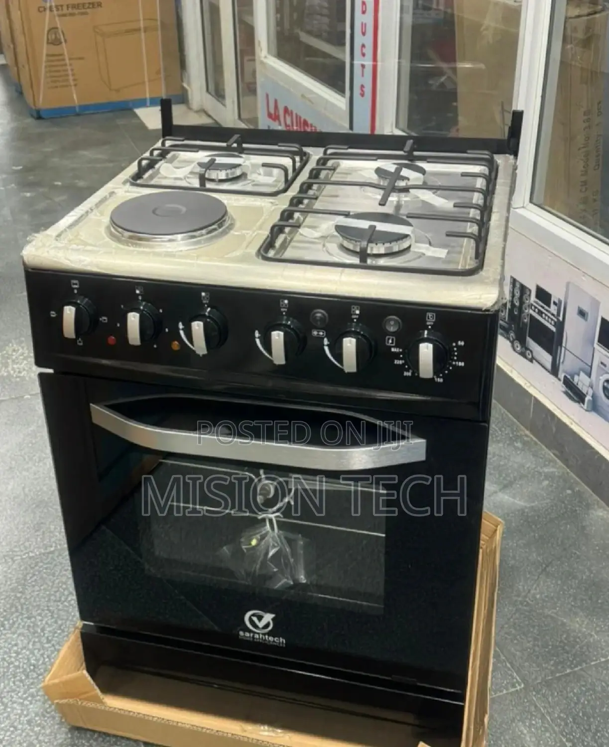 3+1 Brand New Sarahtech Standing Cooker
