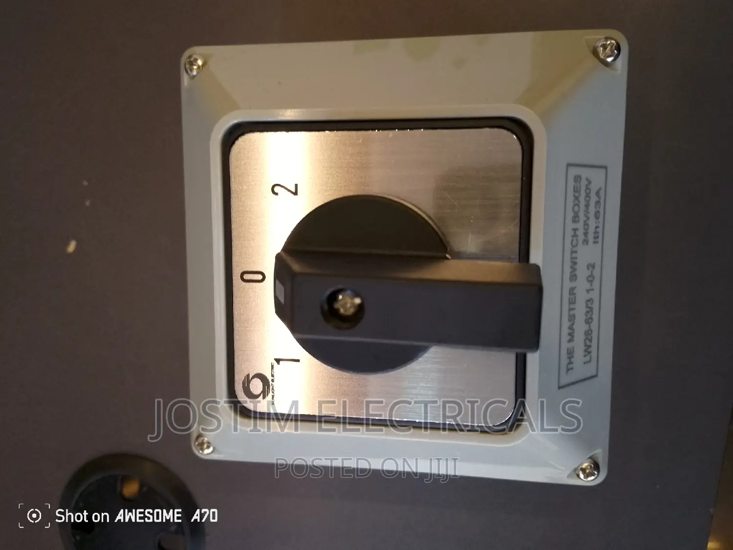 Changeover Switch/Master Switch Box