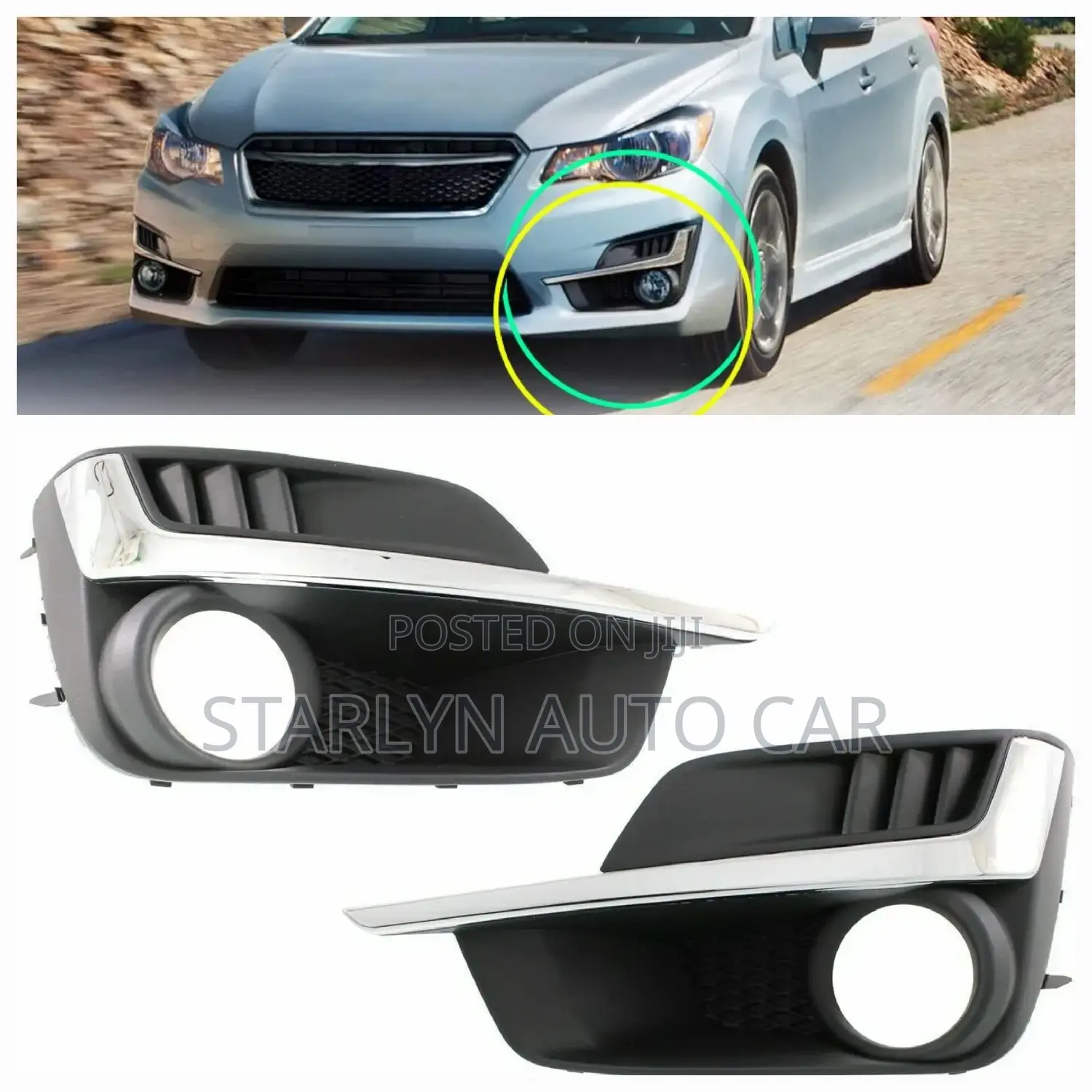Foglights Cover Subaru Impreza 2015