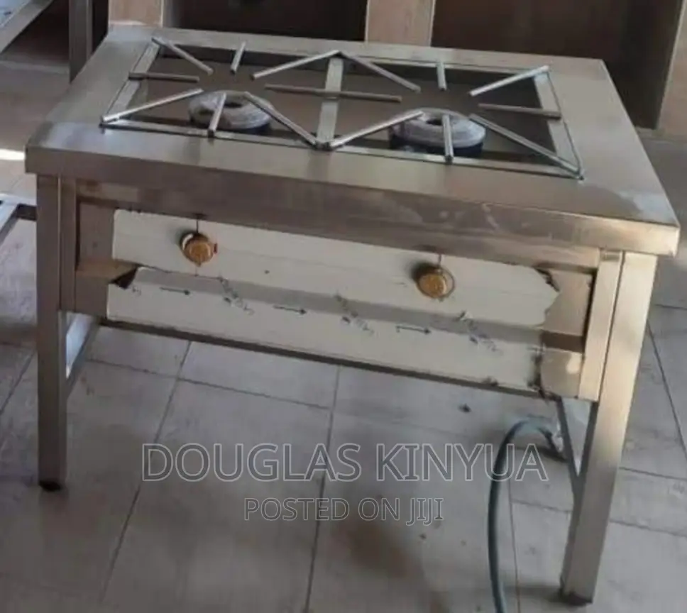 2burners Commercial High Pressure Gas Cooker(Ss).