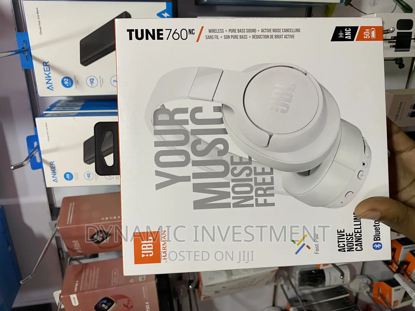 JBL Tune 760NC, Over Ear Active Bluetooth Headphones