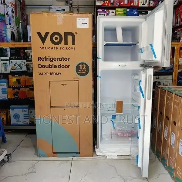Von 138litres Double Door Refrigerator