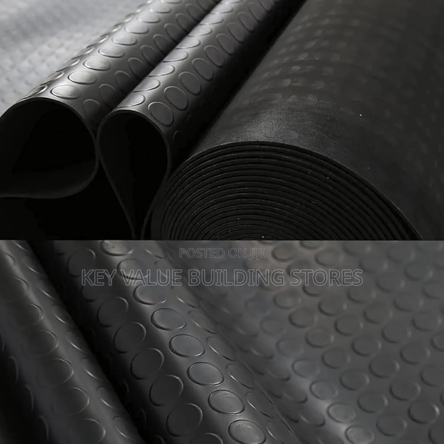 Round Studded Coin Rubber Mats