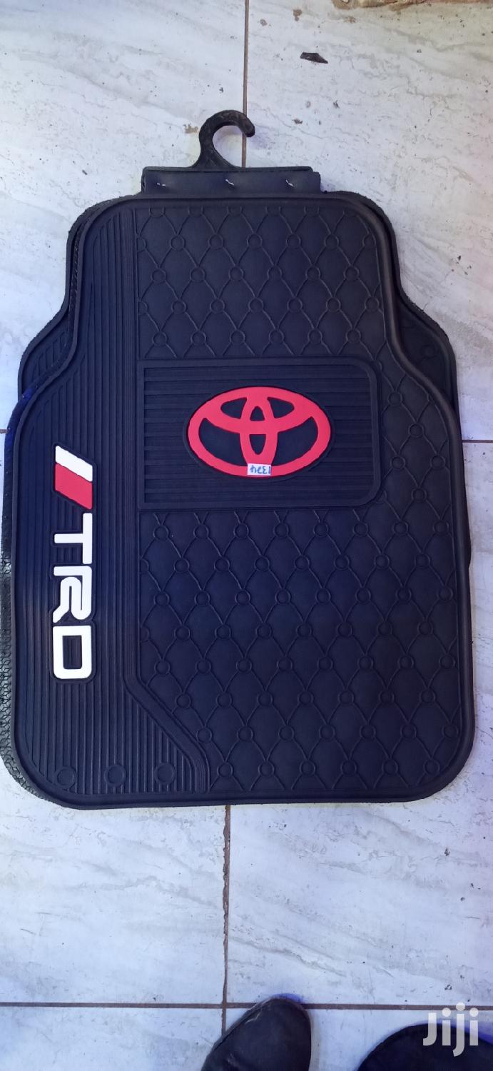 New TRD Toyota Branded Car Floor Mats, Free Delivery Within Nrb Town.