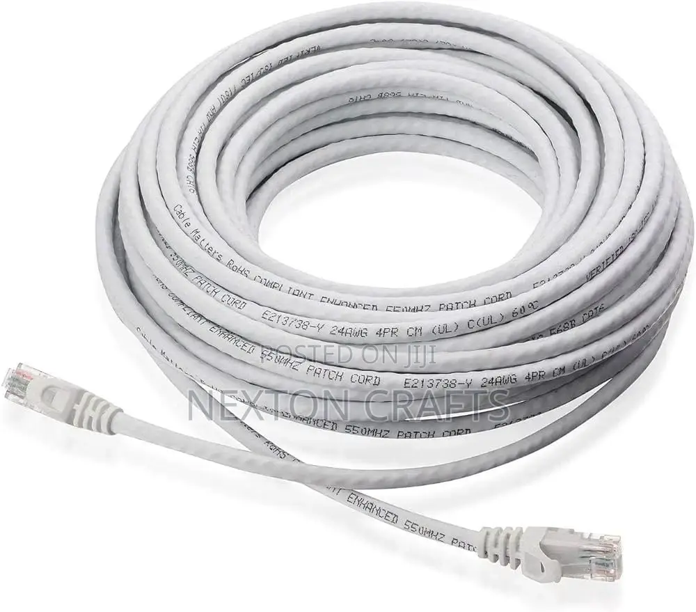 10 Meters Copper Internet Cable Cat 6 Crimped