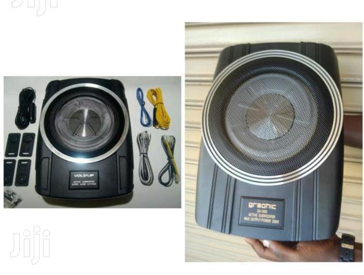 New Graphic Car Underseat Powered Subwoofer.