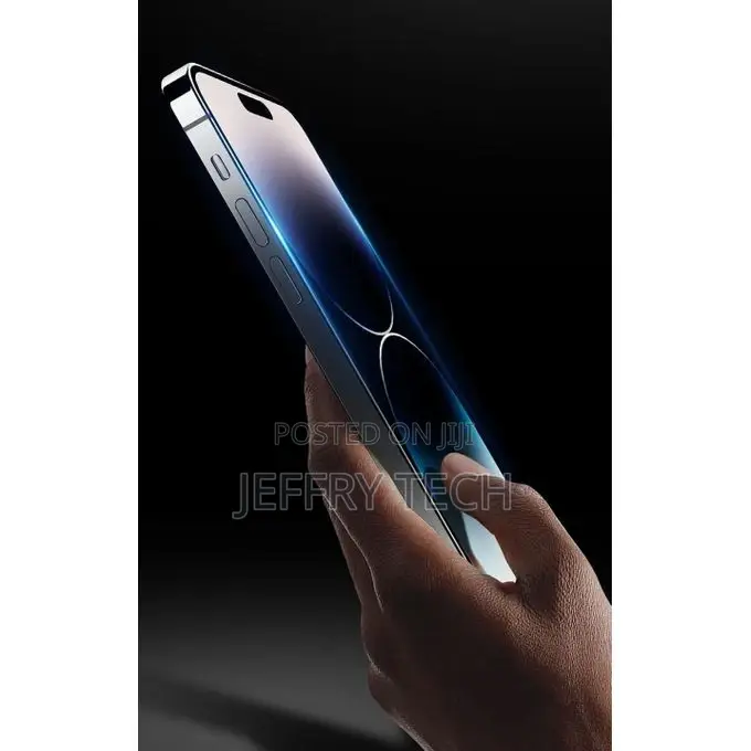 Screen Protection for iPhone 15 Pro Max, Full Adhesive Scree