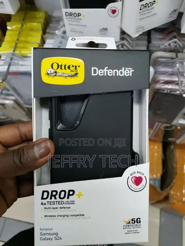 Otterbox Samsung Galaxy S24 Defender Series Case - Black, Ru