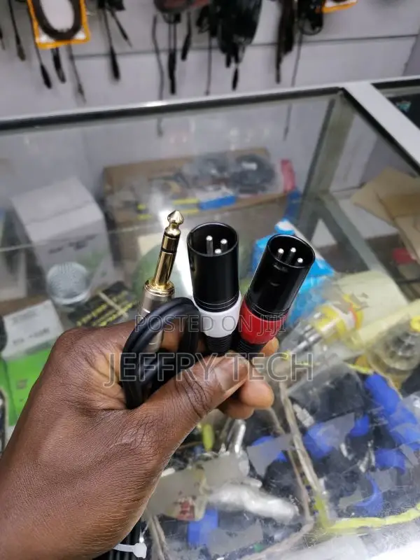 6.35mm (1/4inch) TRS Male Plug to 2 Dual XLR Male Stereo Unb