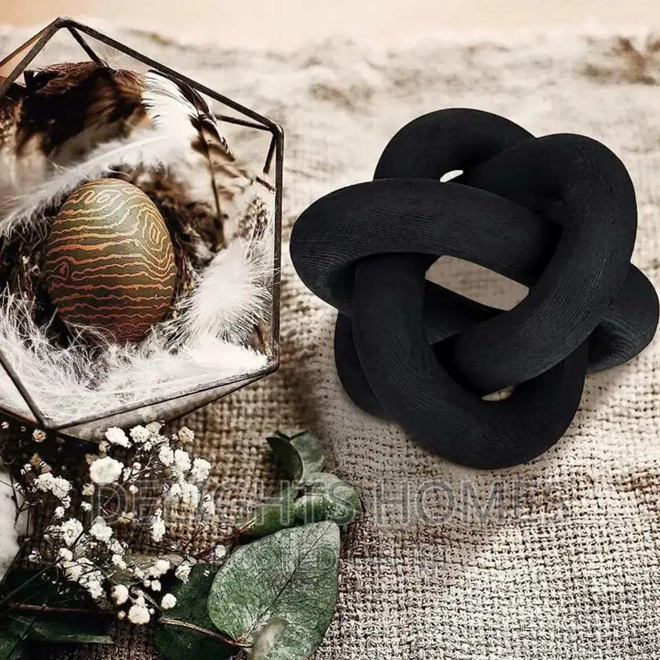 *3-Link Wood Chain Link Decor*