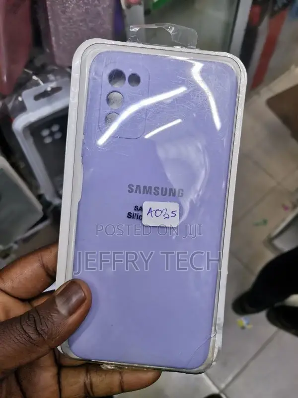 Back Mobile Cover for Samsung Galaxy A03 Silicone - Purple