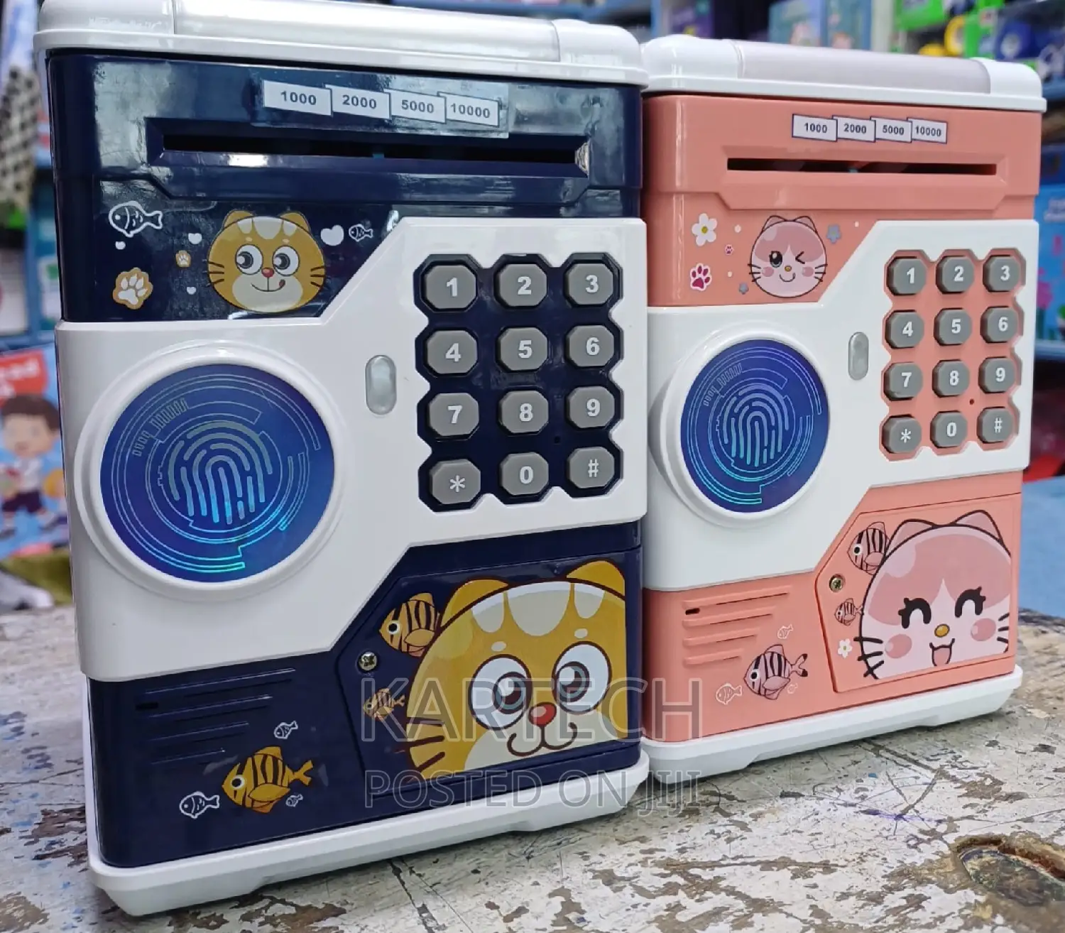 Piggy Bank With Finger Prints