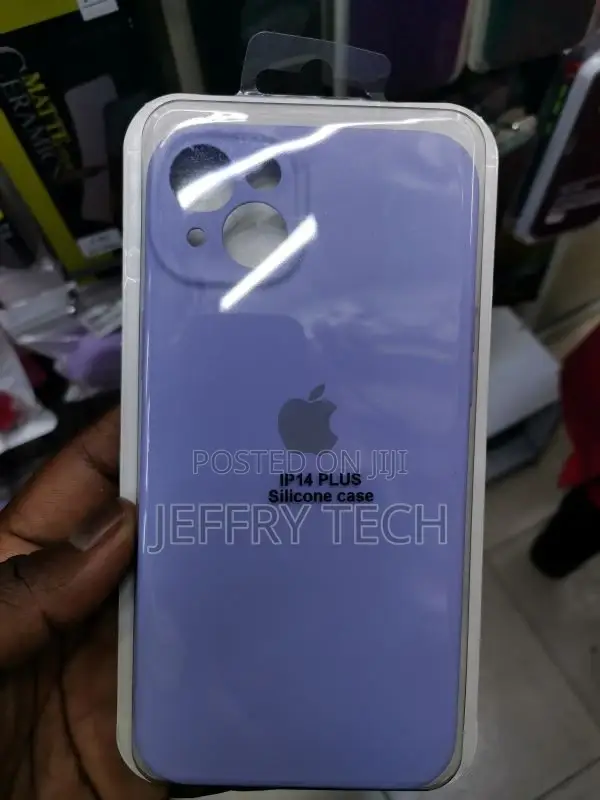 Silicone Case for iPhone 14 Plus Silicone Cover Purple