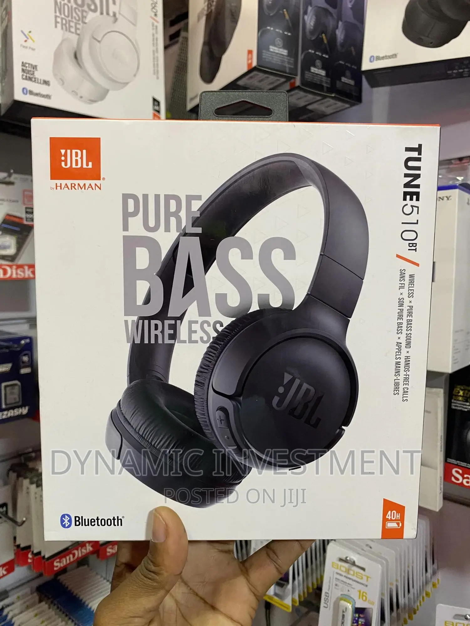 BL Tune 510BT: Wireless on-Ear Headphones-Purebass Sound