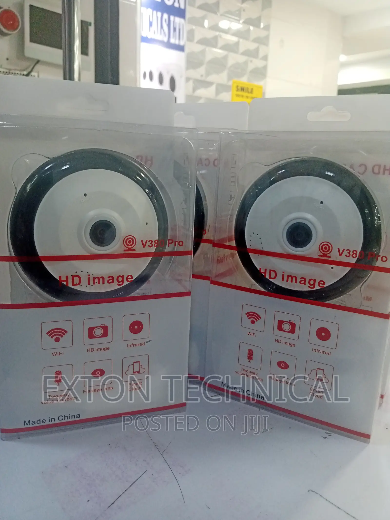 Fish Eye Security Camera Indoor